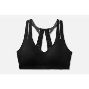 BROOKS Dare Strappy Run Bra 40 A/B Black Running Walking Training Compression